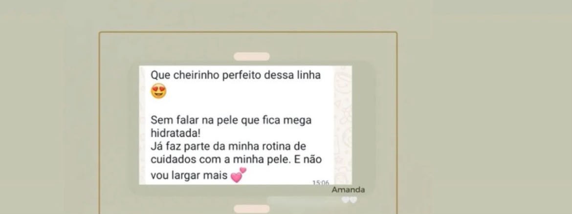 Depoimento de Amanda sobre a linha UNNUS Skin